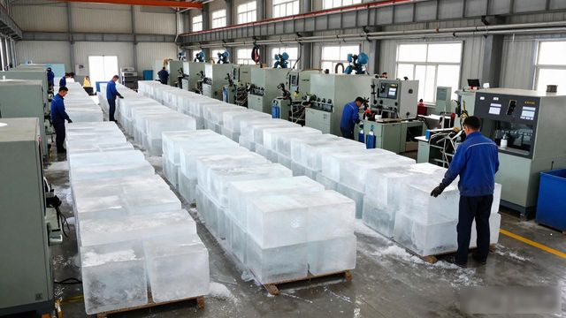 工厂车间降温冰块 未央工厂应对高温新方案