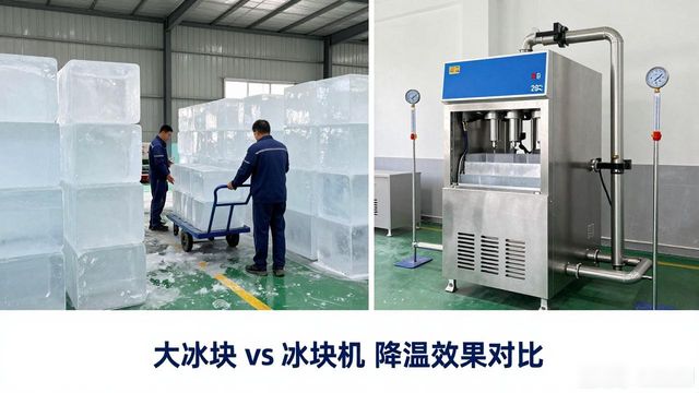 大冰块和冰块机哪个更划算_未央车间防暑降温大冰块_车间大冰块降温效果怎么样